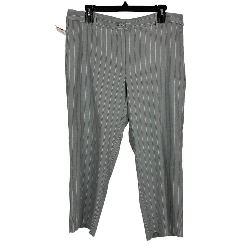 J. JILL Women’s Career Dress Cropped Pants Sz 14 Petite Linen Stretch